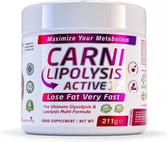 SCN Carni Lipolysis Active 12 με Γεύση Μήλο 211gr 30 φακελίσκοι
