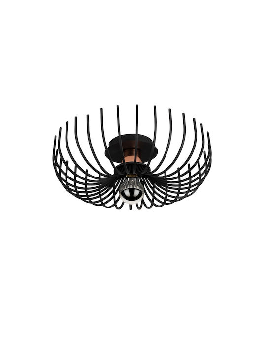 Aspendos Modern Metal Ceiling Light with Socket E27 36pcs Black