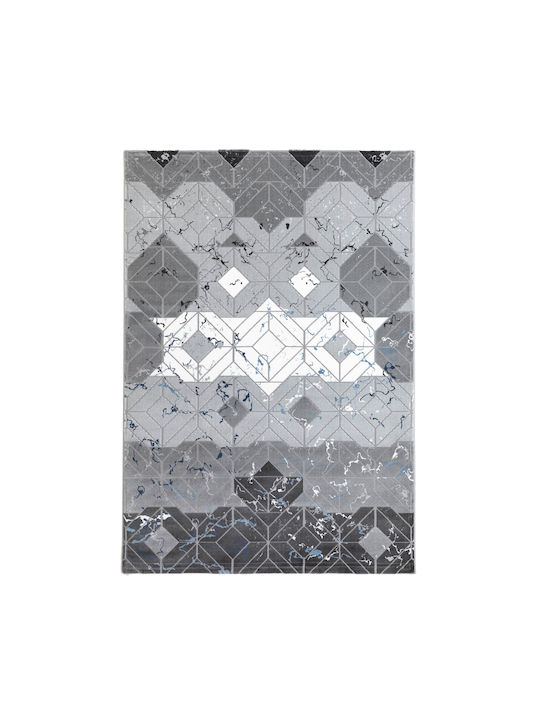 Ezzo Venice A654ACD Rug Rectangular Grey