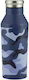 Typhoon Camouflage Sticlă Termos Oțel inoxidabil 600ml Albastru
