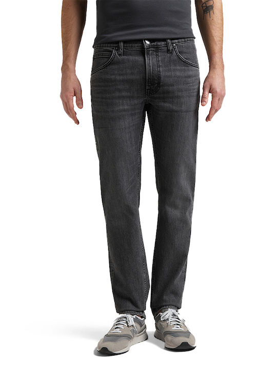Daren Men's Jeans Pants Elastic with Regular Straight Fit Gray