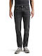 Daren Men's Jeans Pants Elastic with Regular Straight Fit Gray