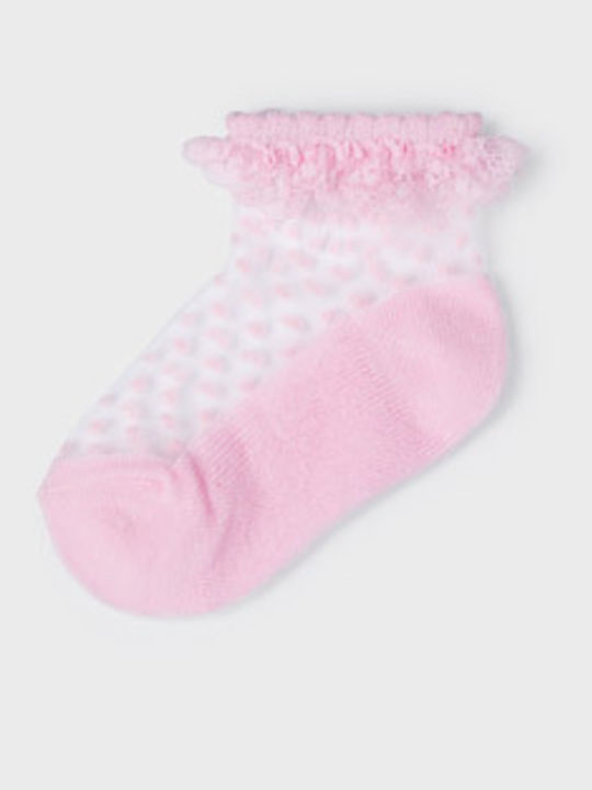 Mayoral Kids' Ankle Socks Pink