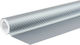 AMiO Αυτοκόλλητη Μεμβράνη Αυτοκινήτου Carbon 150 x 30cm σε Ασημί Χρώμα