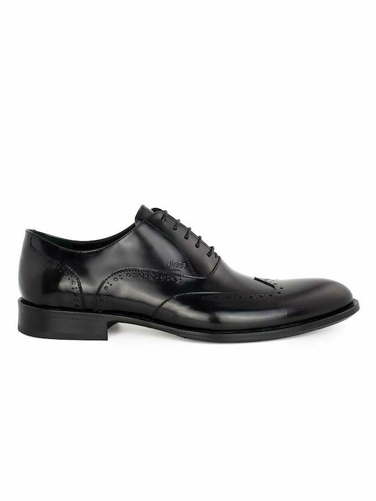 Boss Shoes Δερμάτινα Ανδρικά Oxfords Μαύρα