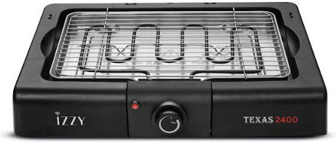 Izzy Tabletop Electric Grill Grill 2400W with Adjustable Thermostat 40.5cmx25.8cmcm