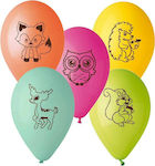 Μπαλόνι Ζωάκια του Δάσους 30cm (Διάφορα Σχέδια/Χρώματα)