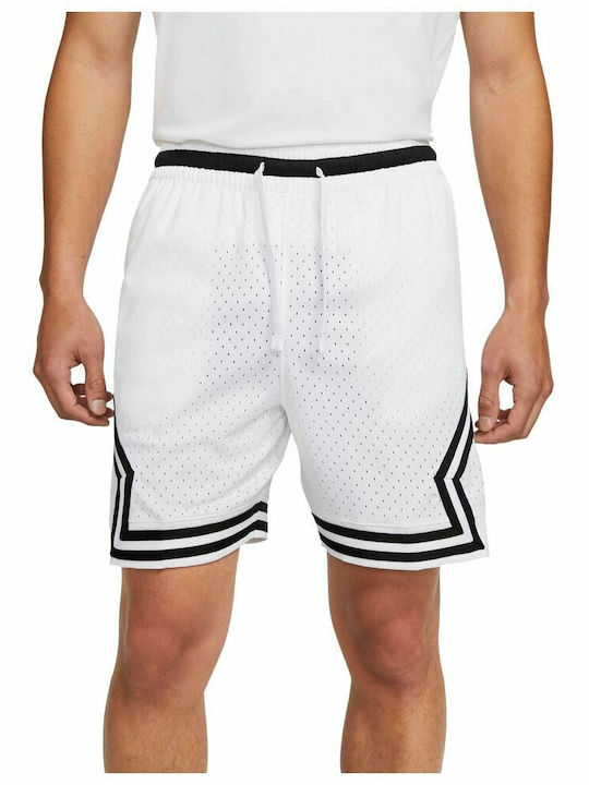 Bermudă Sportivă de Bărbați Dri-Fit Albă