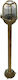 Elvhx Outdoor Floor Lamp Small Post 60W IP43 for E27 Bronze