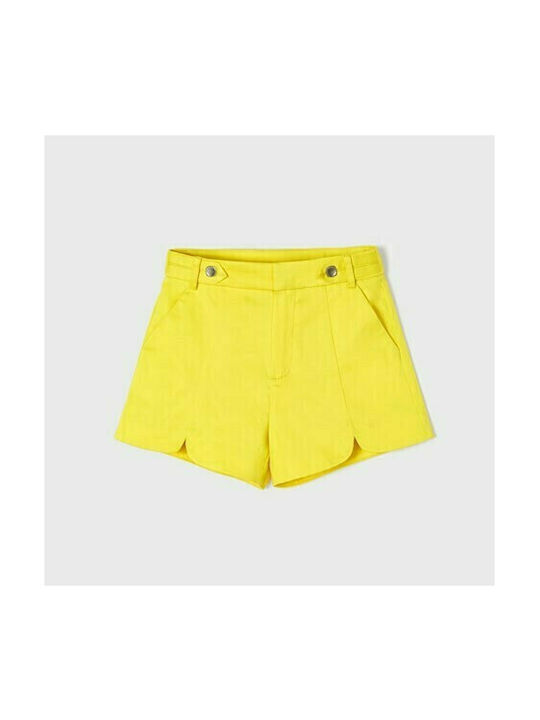 Mayoral Kids Shorts/Bermuda Fabric Yellow