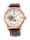 Orient Watch Automatic with Brown Leather Strap