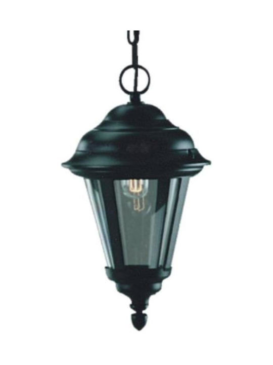 Elvhx Hängende Deckenleuchte für den Außenbereich mit integriertem LED in Schwarz Farbe 6823-6824