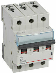 Legrand 3-Poles Automatic Circuit Breaker 4A 404217