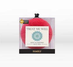 Treat Me Well Family Κλασσικό Σφουγγάρι Μπάνιου Soft Small Κόκκινο 1τμχ Treat Me Well Family Κλασσικό Σφουγγάρι Μπάνιου Soft Small Κόκκινο 1τμχ