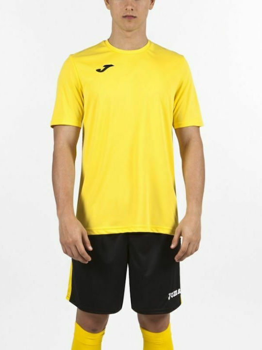 Joma Combi Αθλητικό T-shirt Κίτρινο