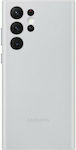 Samsung Leather Cover Umschlag Rückseite Leder Light Grey (Galaxy S22 Ultra 5G) EF-VS908LJEGWW