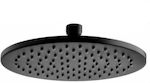 Teorema Round Showerhead Black Ø20cm Moon