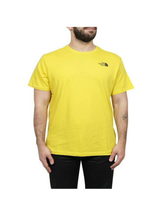 The North Face Redbox Men's Short Sleeve T-shirt Yellow