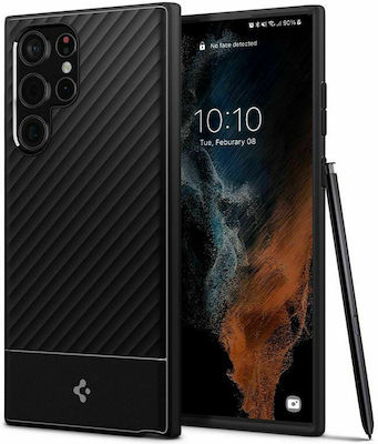 Spigen Core Armor Back Cover Σιλικόνης Ανθεκτική Matte Black (Galaxy S22 Ultra 5G)
