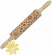 Scrap Cooking Wooden Fondant Roller 4.5cm