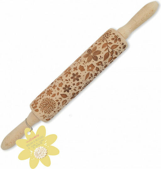 Scrap Cooking Πλάστης Ζαχαροπλαστικής από Ξύλο 4.5cm
