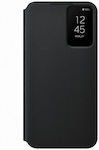 Samsung Smart Clear View Cover Buchen Sie Kunststoff Schwarz (Galaxy S22 5G) EF-ZS901CBEGEE