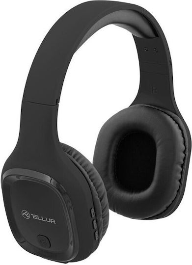 Tellur TLL511271 Безжични Bluetooth Over Ear Слушалки с 8 часа Работа Черни