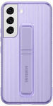 Samsung Protective Standing Cover Umschlag Rückseite Kunststoff Lavender (Galaxy S22 5G) EF-RS901CVEGWW