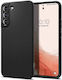 Spigen Liquid Air Umschlag Rückseite Silikon Matte Black (Galaxy S22 5G)