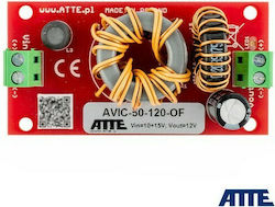 Atte Power Converter DC/DC με Τάση Εισόδου 12V και Τάση Εξόδου 12V 4A (AVIC-50-120-OF)