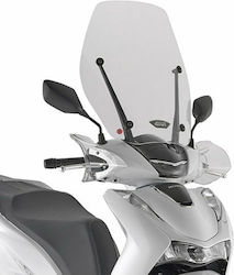 Ζελατίνα Givi D1181st Διάφανη Honda Sh 150 2020 2025 Sh 350 2021 2025 Απαιτείται Original Kit Honda
