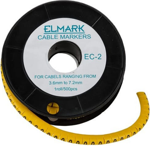 Elmark EC-2/8 Σήμανση Καλωδίων Κίτρινο 318028