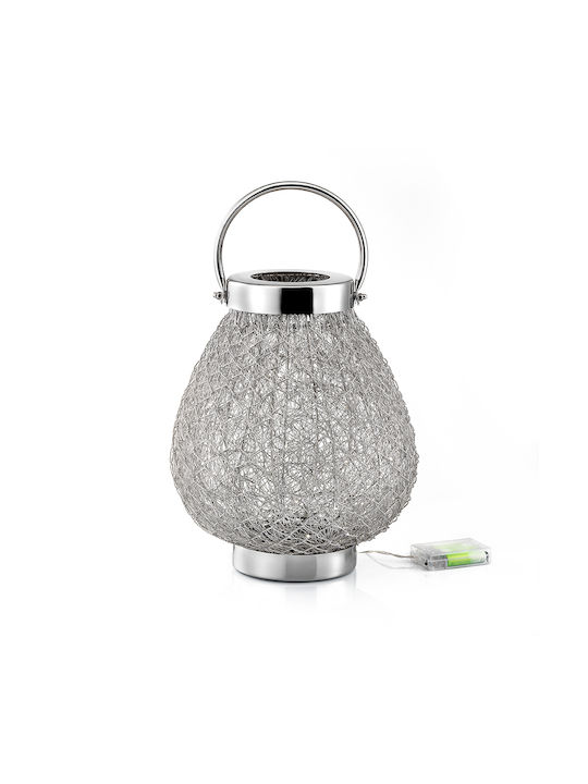 Decorative Lamp Lattern LED Silver