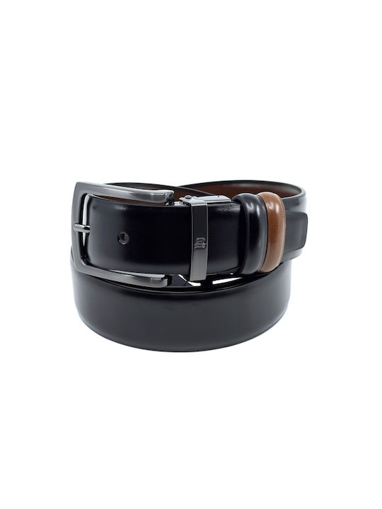 Legend Accessories Double Sided Men's Leather Double Sided Belt Black / Taba