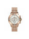 Versus by Versace Watch Chronograph Battery with Pink Gold Metal Bracelet