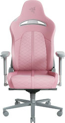 Razer Enki Καρέκλα Gaming Δερματίνης με Ρυθμιζόμενα Μπράτσα Ροζ