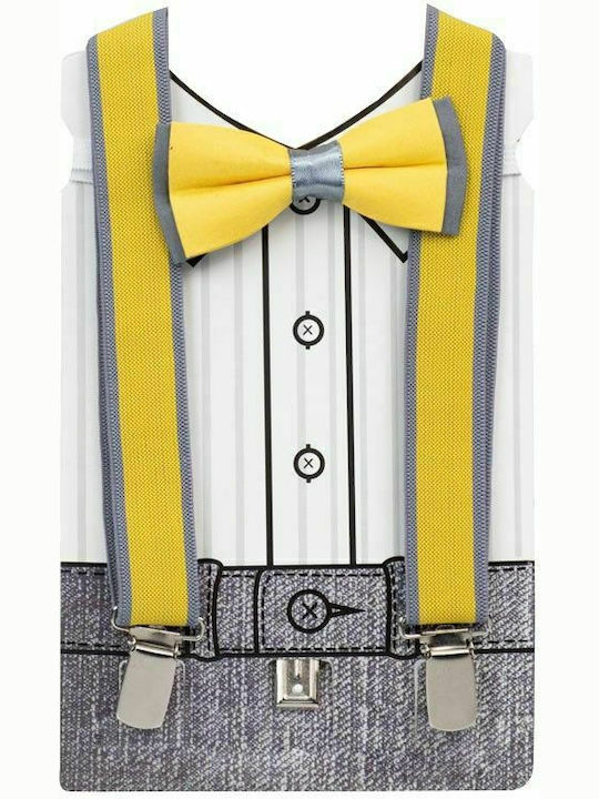 Energiers Kids Fabric Bow Tie Set with Suspenders Σετ Τιράντες Με Παπιγιόν Navy Blue