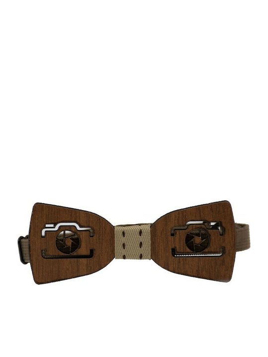 Papillon Kids Kinderfliegen Hölzernes Papillon Braun