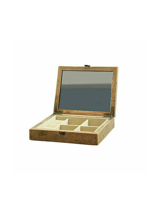Zaros Jewellery Box Wooden 30x24x7cm