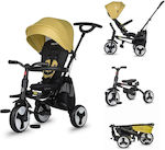 Coccolle Spectra Plus Kids Tricycle Foldable, Convertible, With Push Handle & Sunshade for 12+ Months Yellow