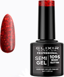 Elixir Semi Gel 1095 Berry Glitter 8ml