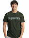 Superdry VINTAGE CL CLASSIC TEE Surplus Goods Ανδρικό T-shirt Κοντομάνικο Πράσινο