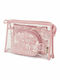 Benzi Set Toiletry Bag in Pink color 25cm