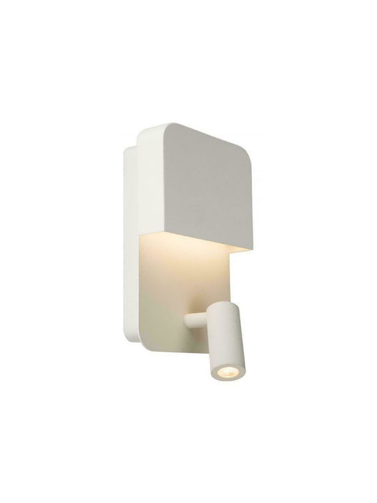 Lucide Lightning Boxer Modern Lamp Wall with Integrated LED and Warm White Light 13.5cm