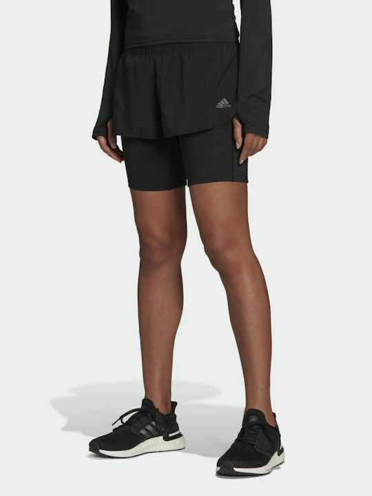 Icons 2 in 1 Women's Sporty Shorts Black