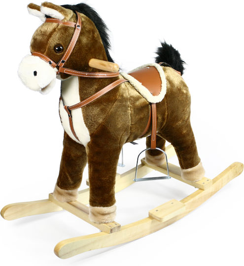 Avra Toys Светкавица Качулка Играчка Ηорс със Звуци Кафяв