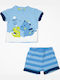Kids' Set with Shorts Summer 2pcs Light Blue