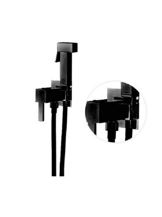 Demm Wall Mounted Bidet Set Black Matt