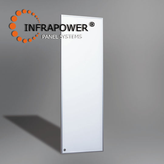Infrapower Standard Line VCIR-400-L Infrared Heating Panel Wall Metallic 400W White 30x120cm
