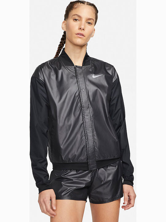 Nike Swoosh Μπουφάν Bomber Μαύρο
